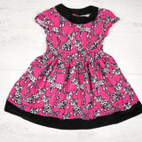 Gymboree pink corduroy dress with cats. Size 4T