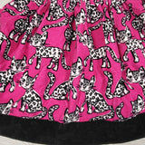 Gymboree pink corduroy dress with cats. Size 4T