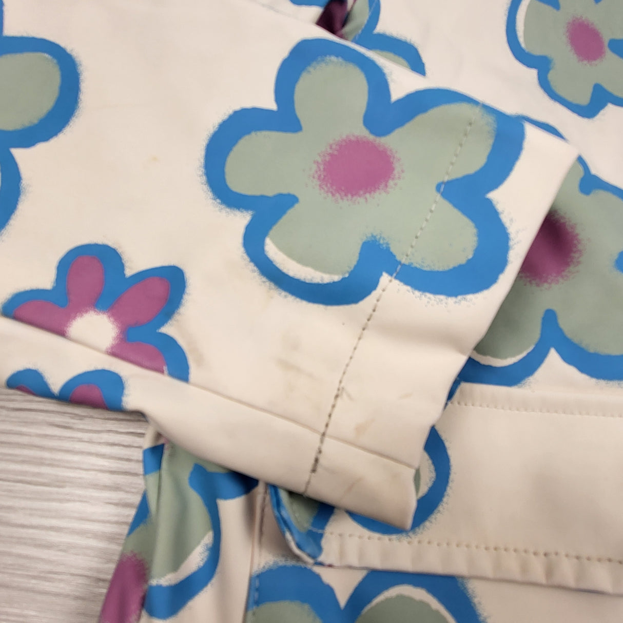 Joe floral print rain jacket. Size 3T - AS IS