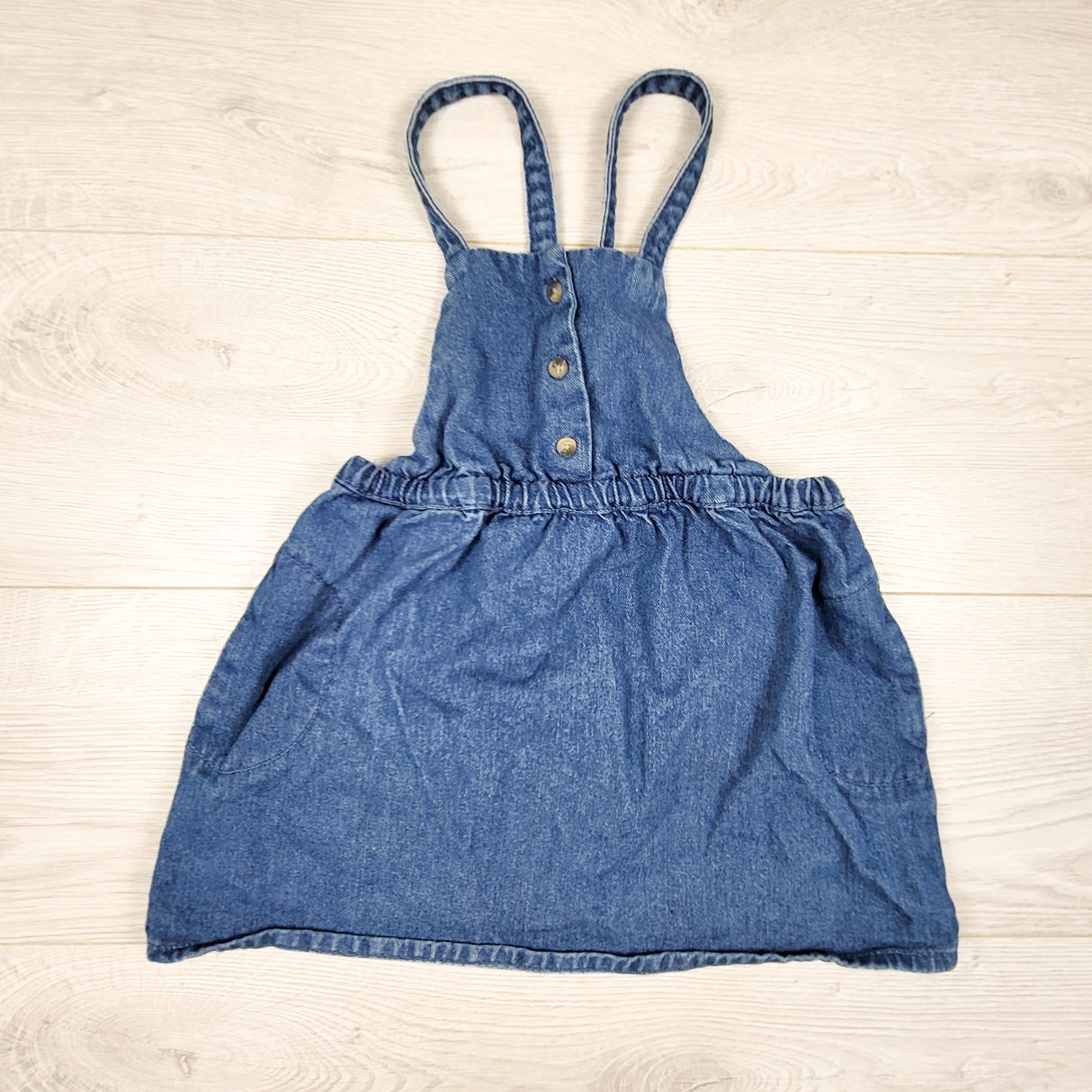 Zara denim overall dress. Size 3/4T