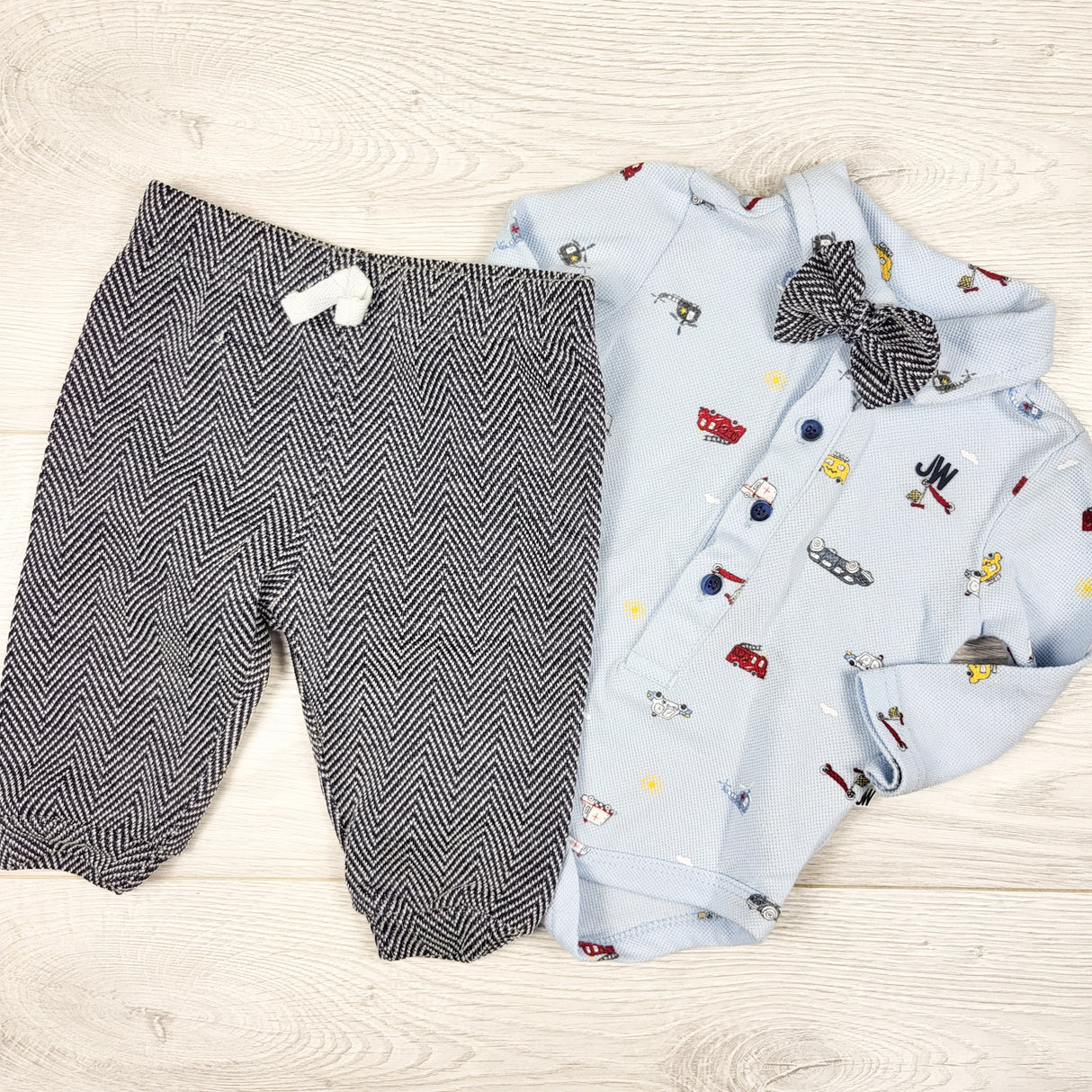 Jason Wu 3pc "Gentleman" set. Size 0-3 months