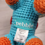 Pebble Handmade Fair Trade Stegosaurus Dinosaur Baby Rattle