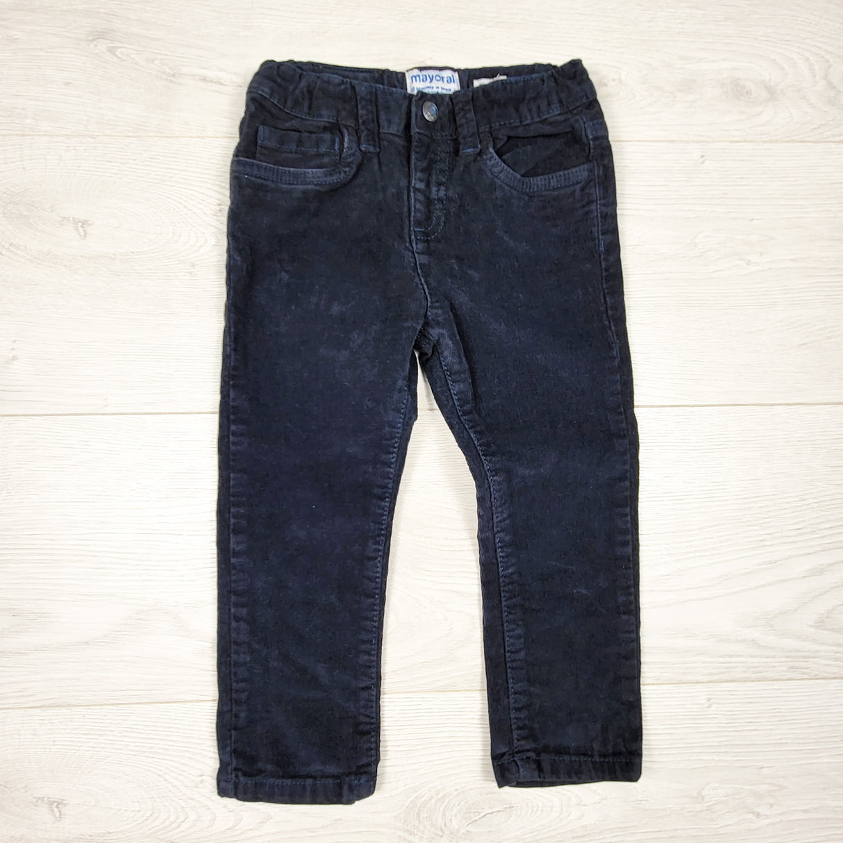 Mayoral navy slim fit corduroy pants. Size 18 months