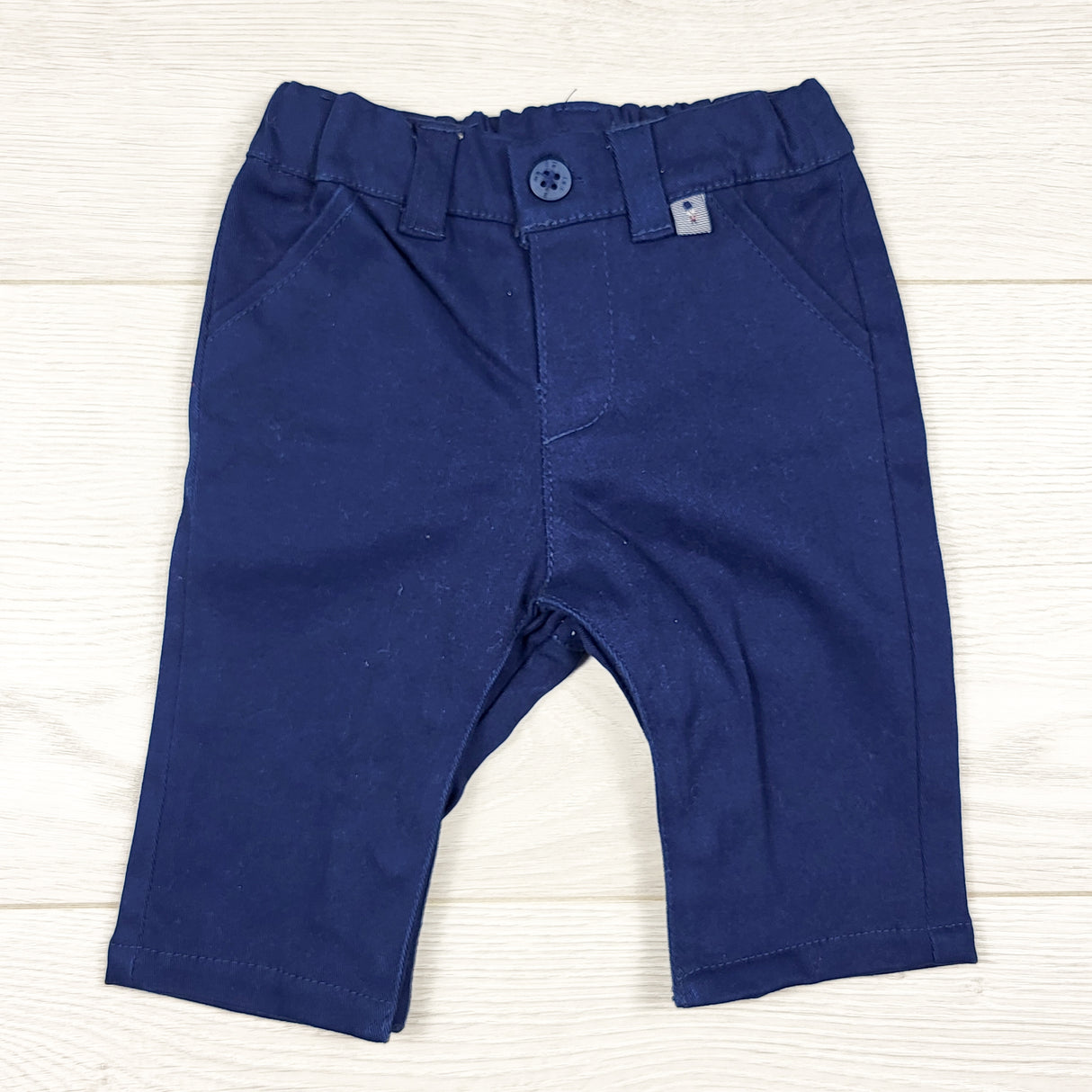 Mayoral navy chino style pants. Size 0-1 months