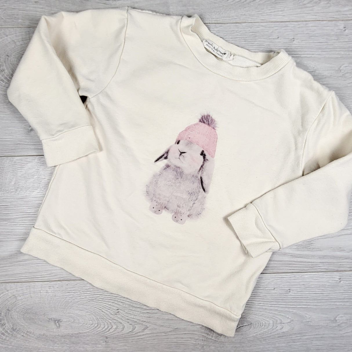 Boogaloo Bubby wear rabbit sweatshirt. Size 4T
