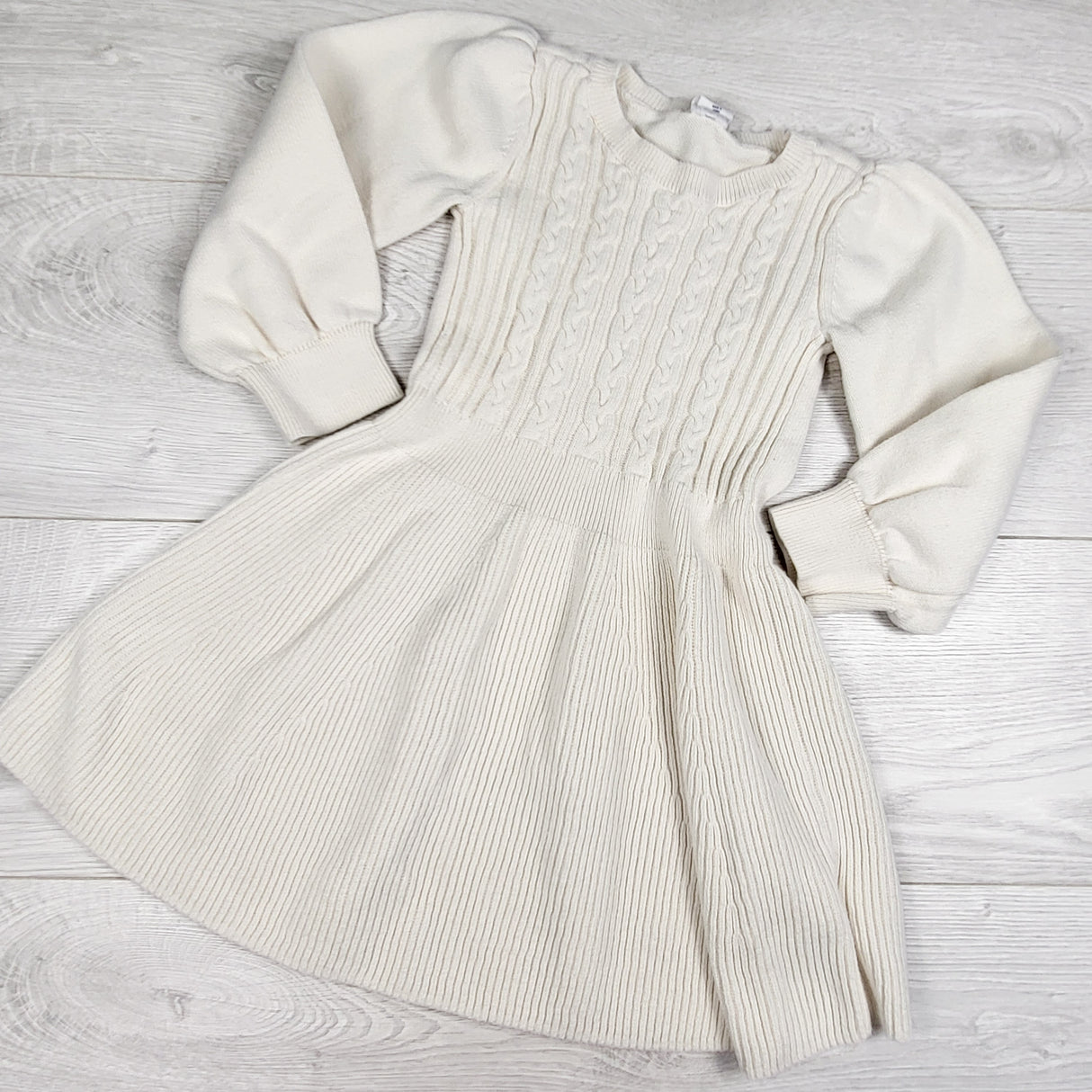 Gap cream coloured sweater dress. Size 5T