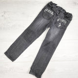 Vintage Baby Phat Girls Faded Charcoal Grey Skinny Jeans. Size 5T