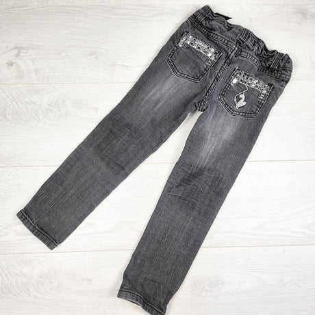 Vintage Baby Phat Girls Faded Charcoal Grey Skinny Jeans. Size 5T