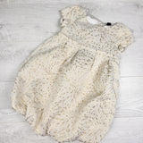 Gap cream and gold special occasion dress. Size 5T