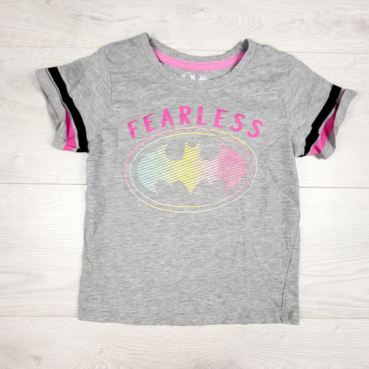 Grey BatGirl t-shirt. Size 6