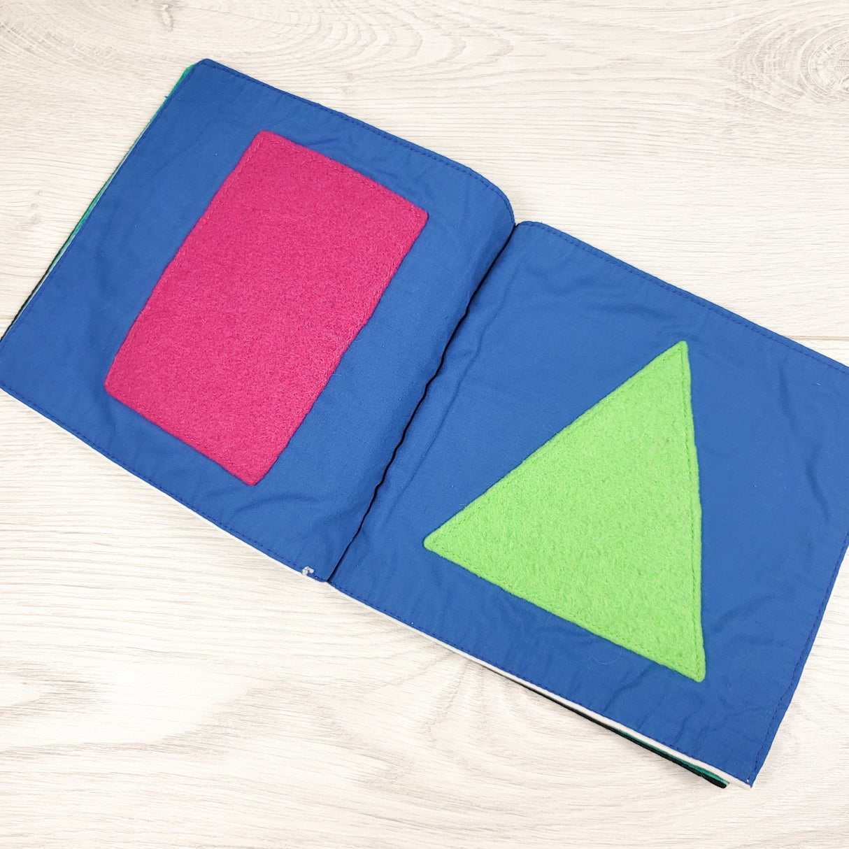 Handmade shapes cloth book