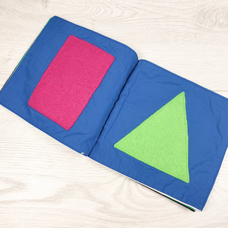 Handmade shapes cloth book