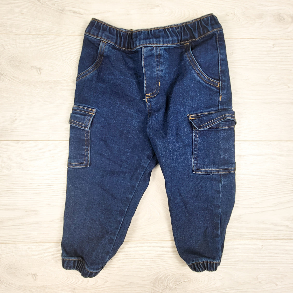 Garanimals denim cargo joggers. Size 24 months