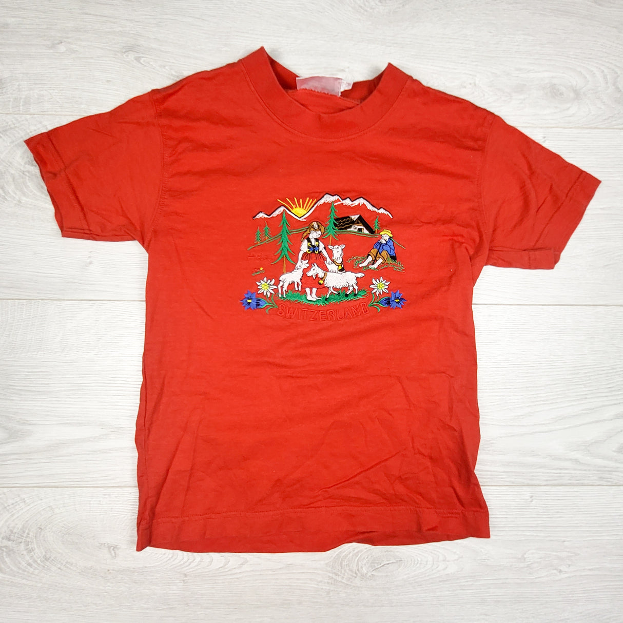 Heidi Alpine Embroidered Shirt. Size 5T