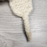 Chunky Fair Isle style wool infant toque (approx 0-12 months) - AS IS