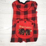 Lazy One red buffalo plaid sleeper. Size 2T