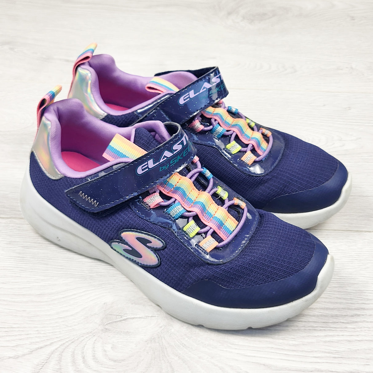 Skechers navy running shoes. Youth size 3