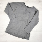 Peekaboo Beans grey dress with butterfly on back. Size 8