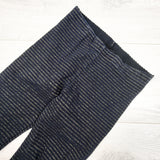 Tea Collection black and gold striped leggings. Size 7