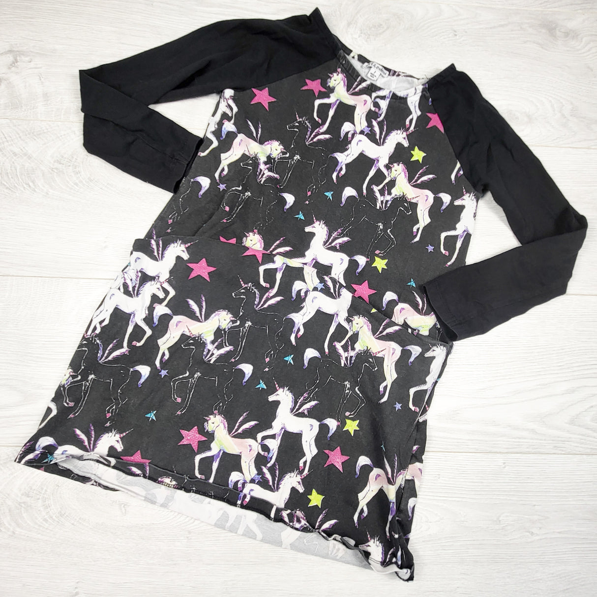Art and Eden long sleeve unicorn dress. Size 7