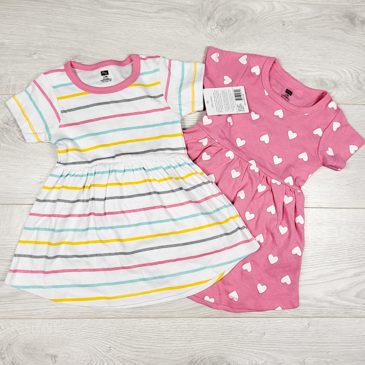 NEW - Hudson Baby 2pc dress set. Size 6-9 months