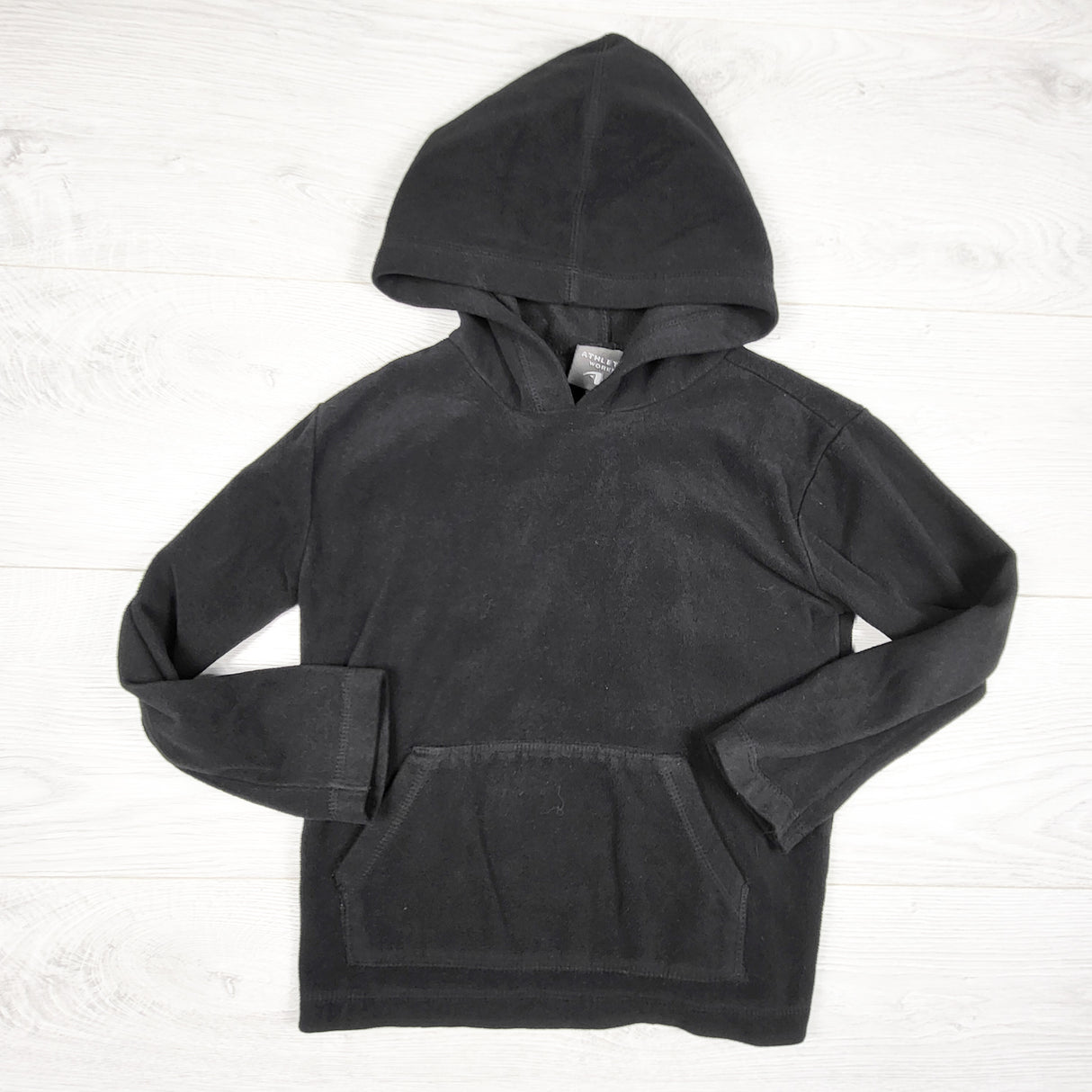 Athletic Works black fleece pullover hoodie. Size 4/5T