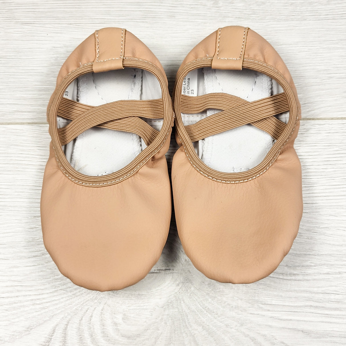Pink ballet shoes. Size 23 (7 to 7.5)