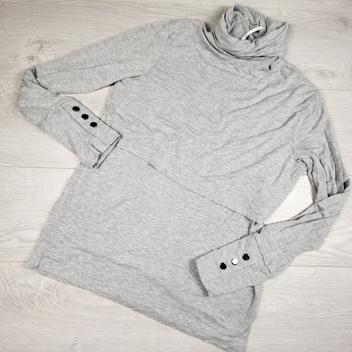 Saraphine grey viscose nursing top. Size large