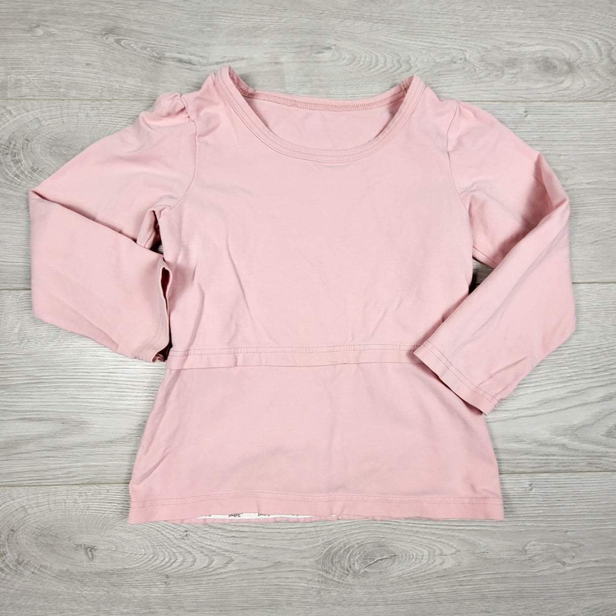 Peekaboo Beans pink long sleeve top. Size 6