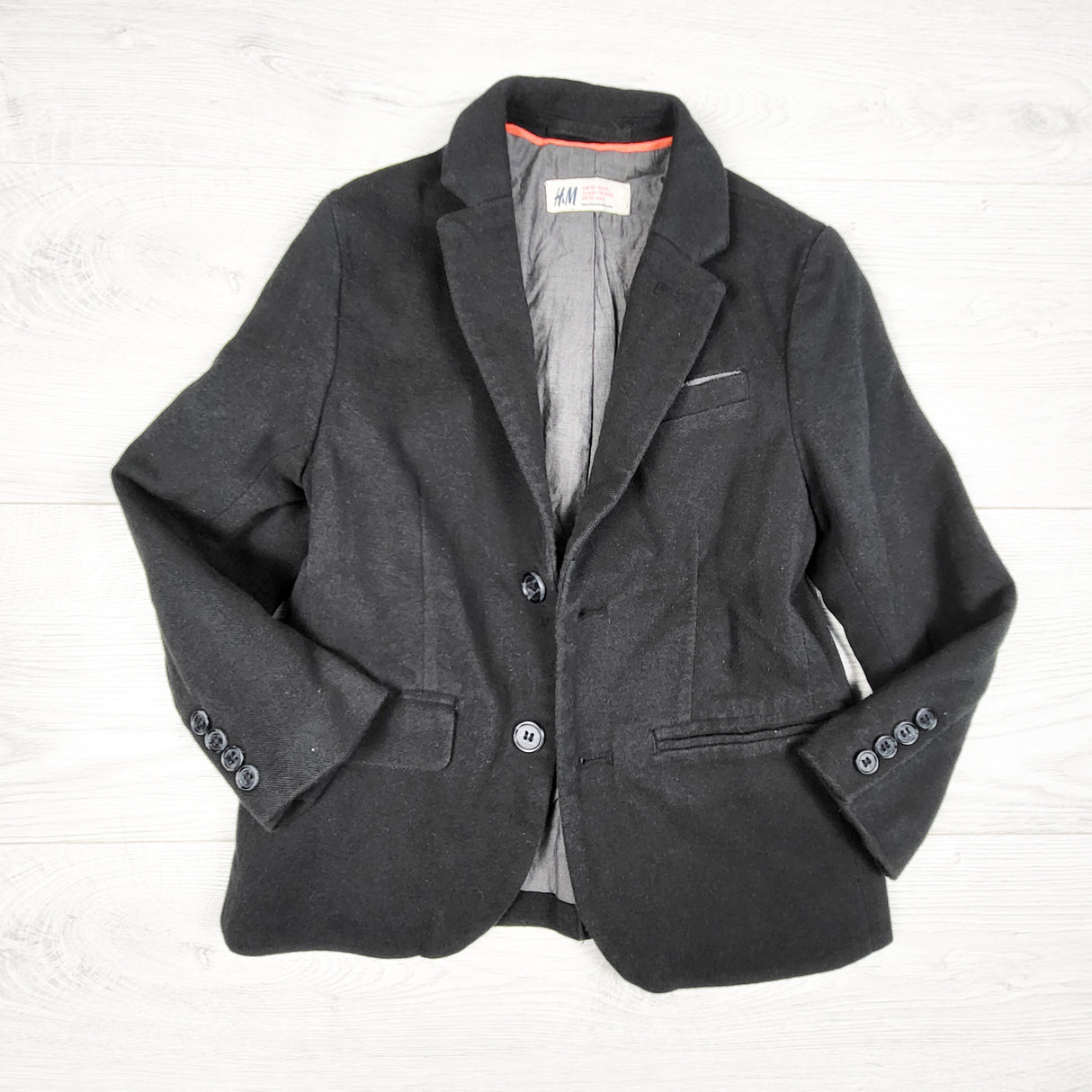 H and M black jersey knit blazer. Size 4/5T