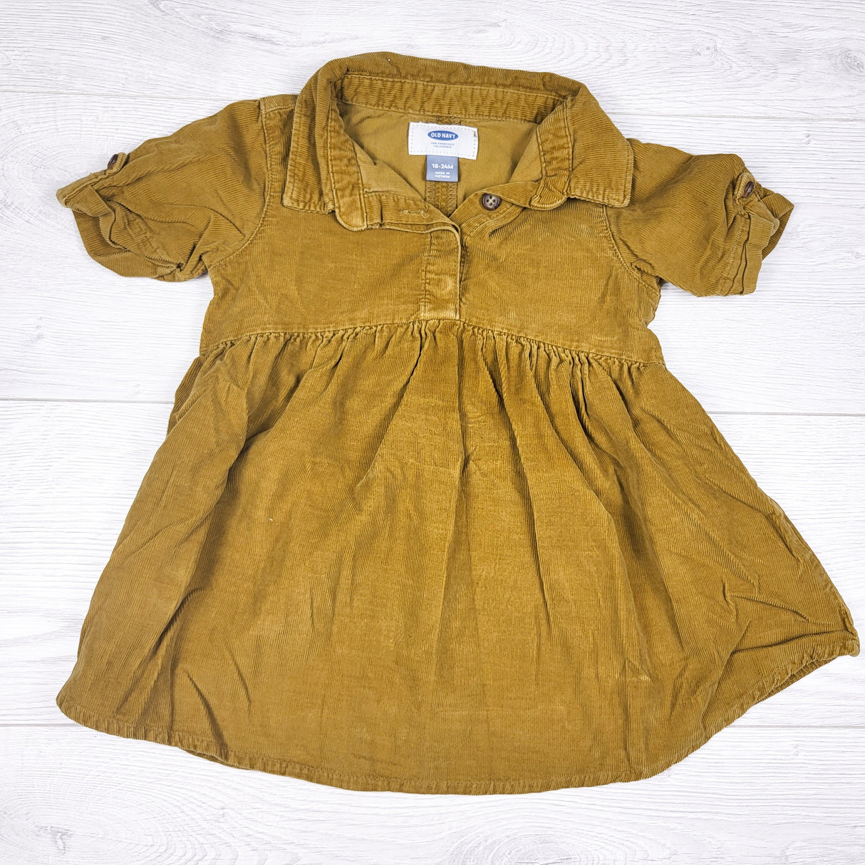 Old Navy corduroy dress. Size 18-24 months