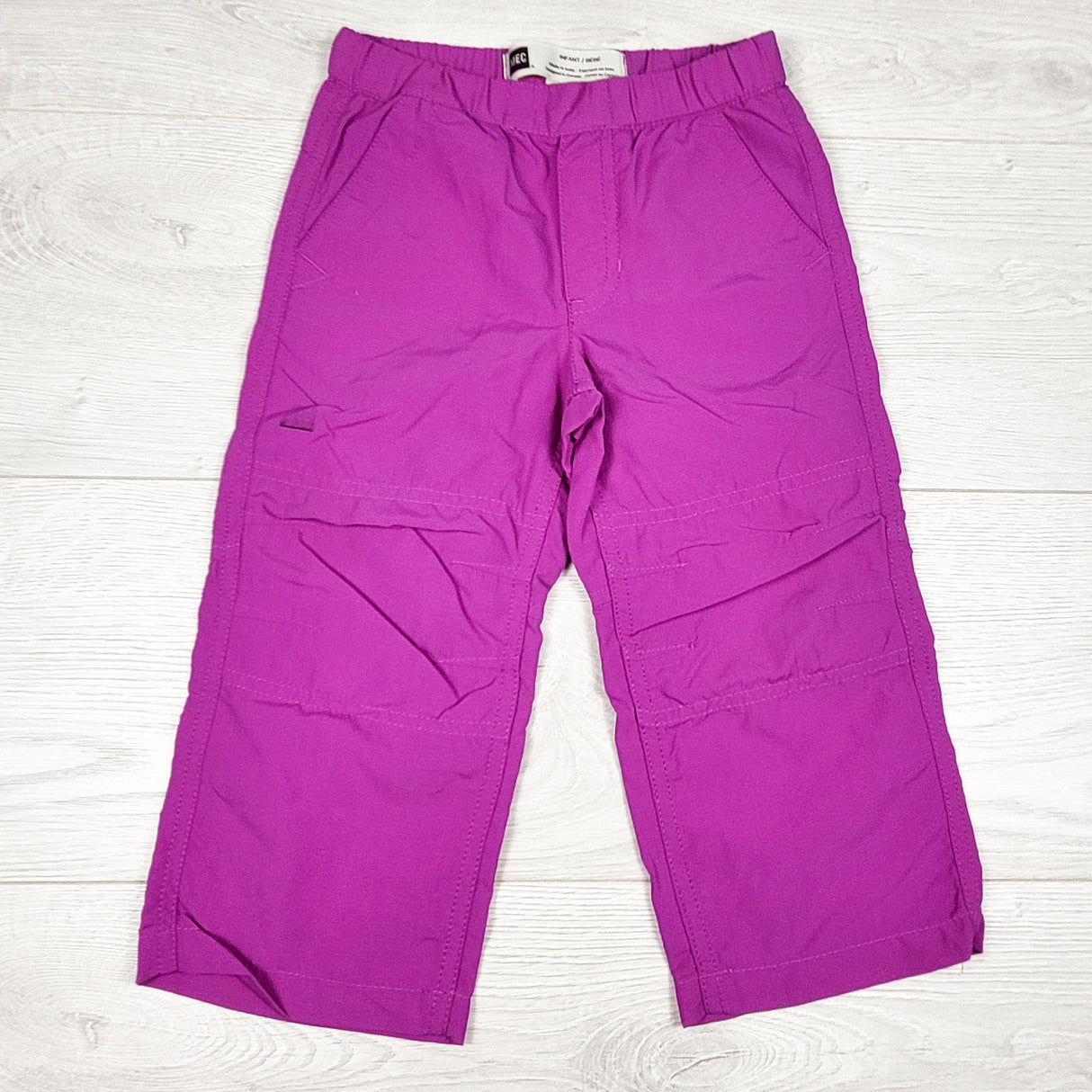 MEC pinky-purple hiking style pants. Size 18 months