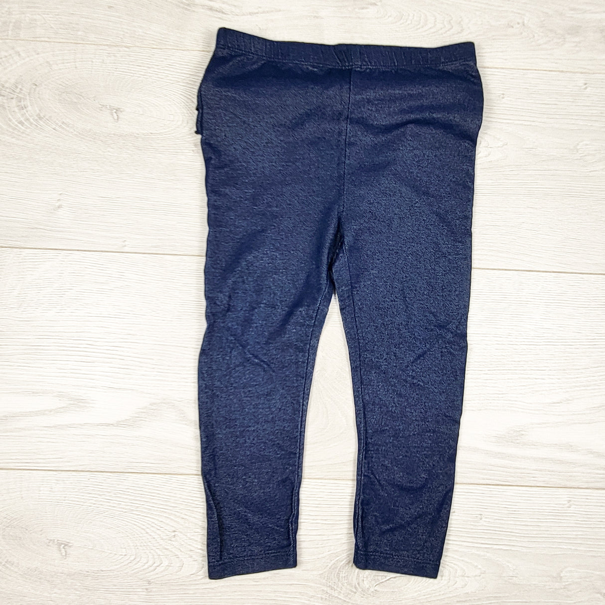 Anko denim look leggings with ruffle bum. Size 18-24 months