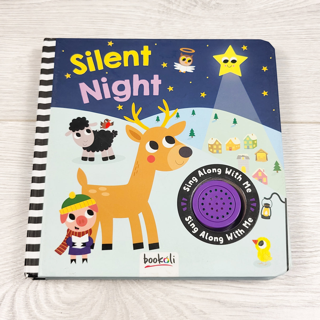 Silent Night. Play-a-sound board book
