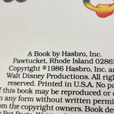 Vintage 1986 Wuzzles "Tycoon Comes Through" hardcover book