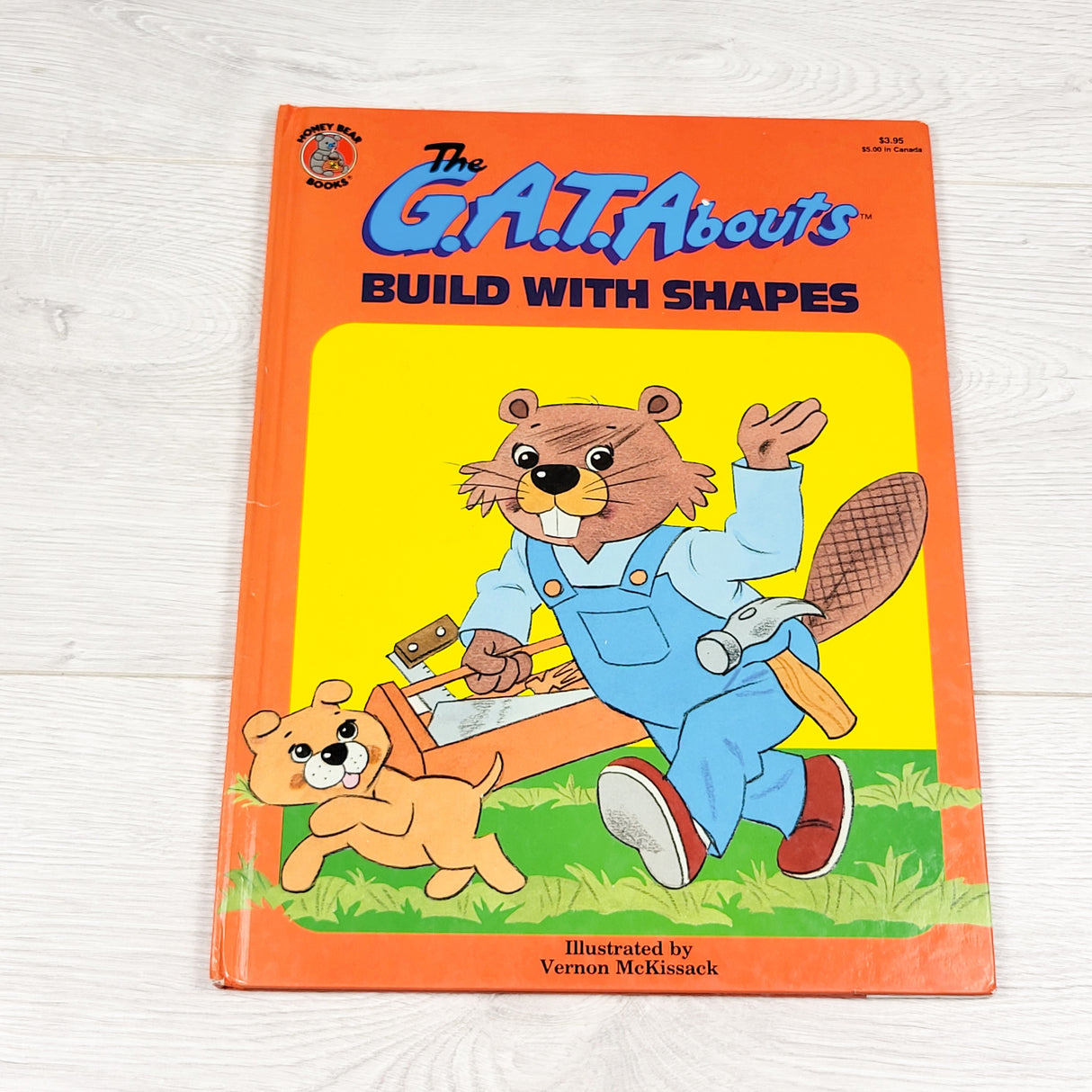 Vintage 1990 The G.A.T.Abouts "Build With Shapes" hardcover book