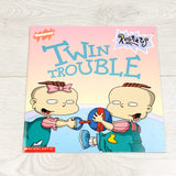 Vintage 1999 "Twin Trouble" soft cover Rugrats book