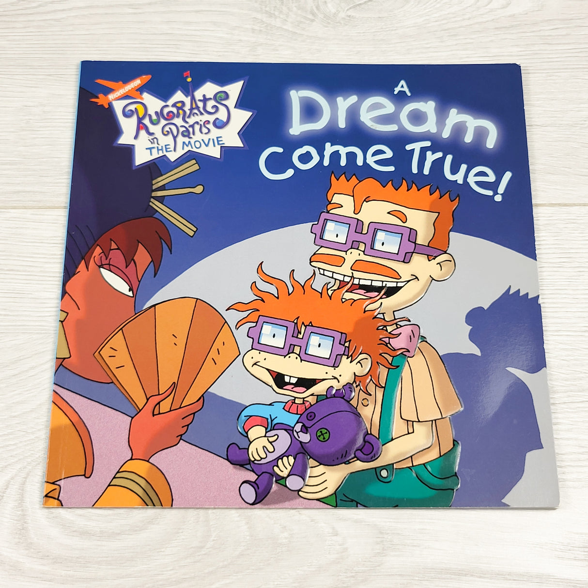 Vintage 2000 "A Dream Come True" soft cover Rugrats book