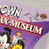 Vintage 1995 Animaniacs "Meltdown at the Wax Museum" soft cover book - AS IS