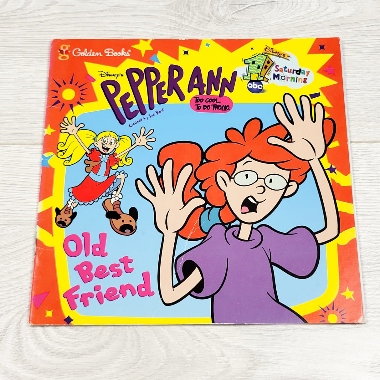 Vintage 1999 "Old Best Friend" soft cover Pepper Ann book