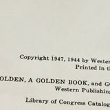 Vintage 1947 "The Big Brown Bear" hardcover oversized Golden Book - AS IS