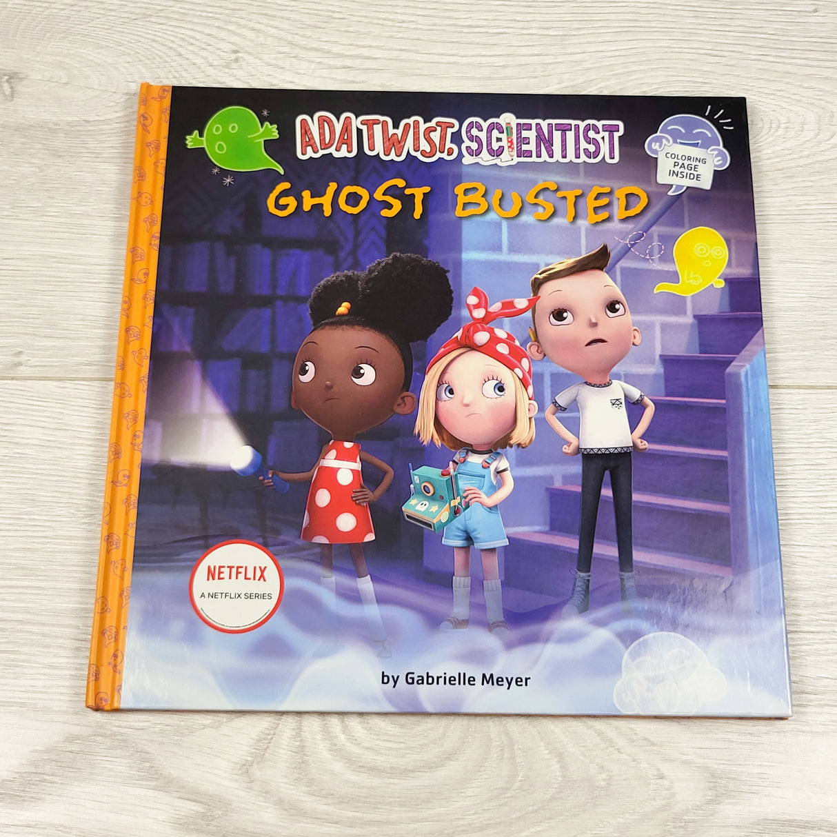Adatwist Scientist "Ghost Busted" hardcover book