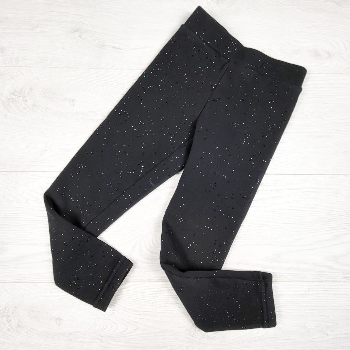 Old Navy black minky lined "cozy" leggings. Size 6/7