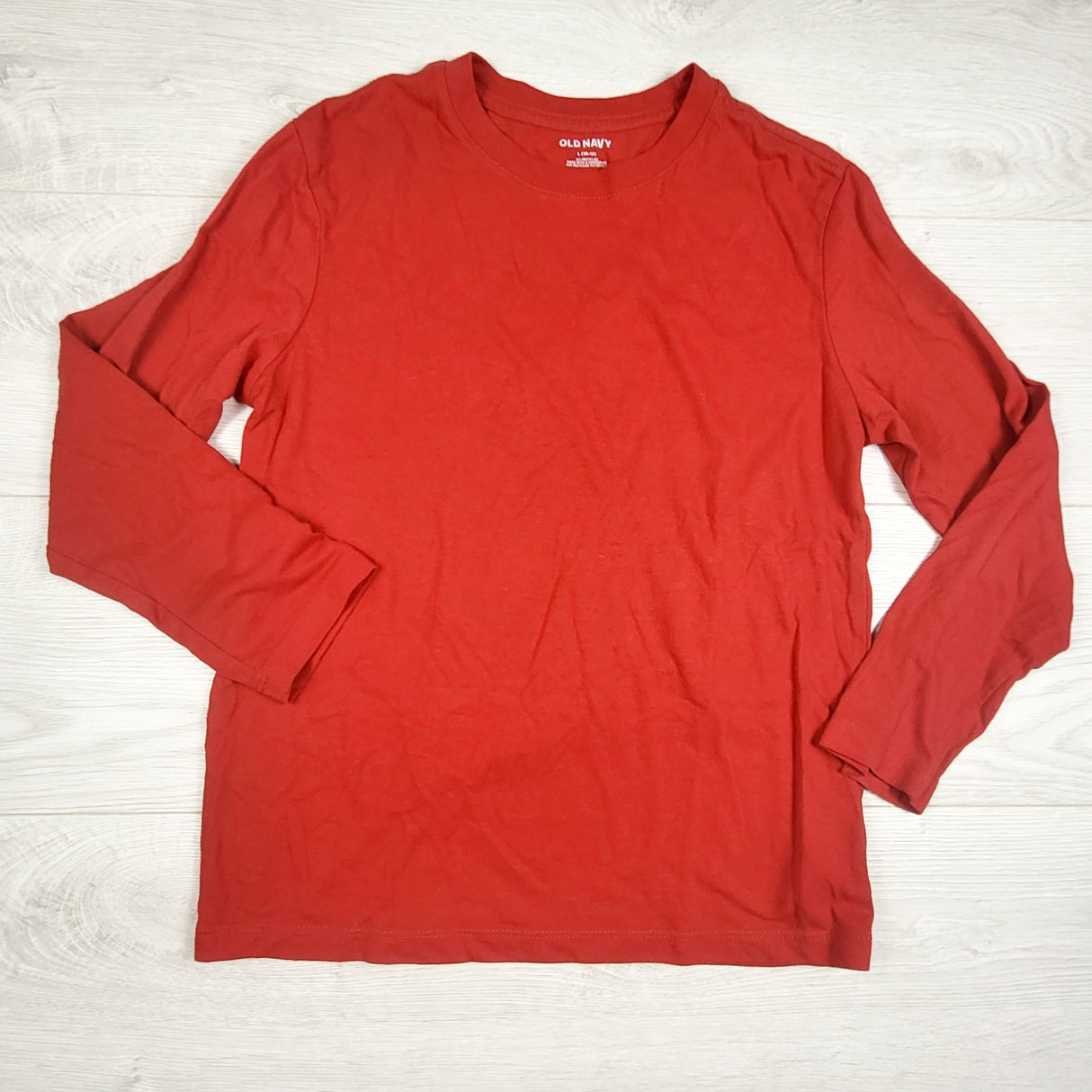Old Navy red long sleeve top. Size 10/12