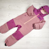 Patagonia pink "Snow Pile" One-Piece Snowsuit. Size 3T - AS IS.