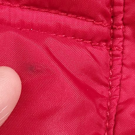 Gymboree red fleece lined puffer vest. Size 5/6- AS IS