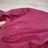 Mountain Warehouse dark pink fleece lined water resistant jacket. Size 9/10 - AS IS