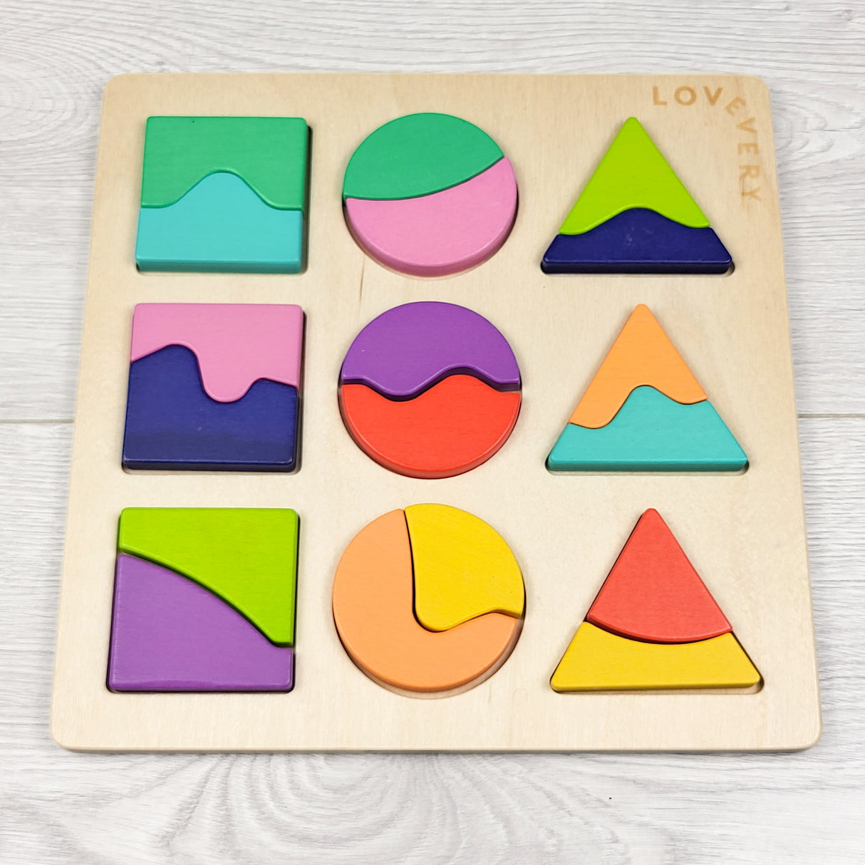 Lovevery wooden "Land and Sky" puzzle (sorry, no shipping)