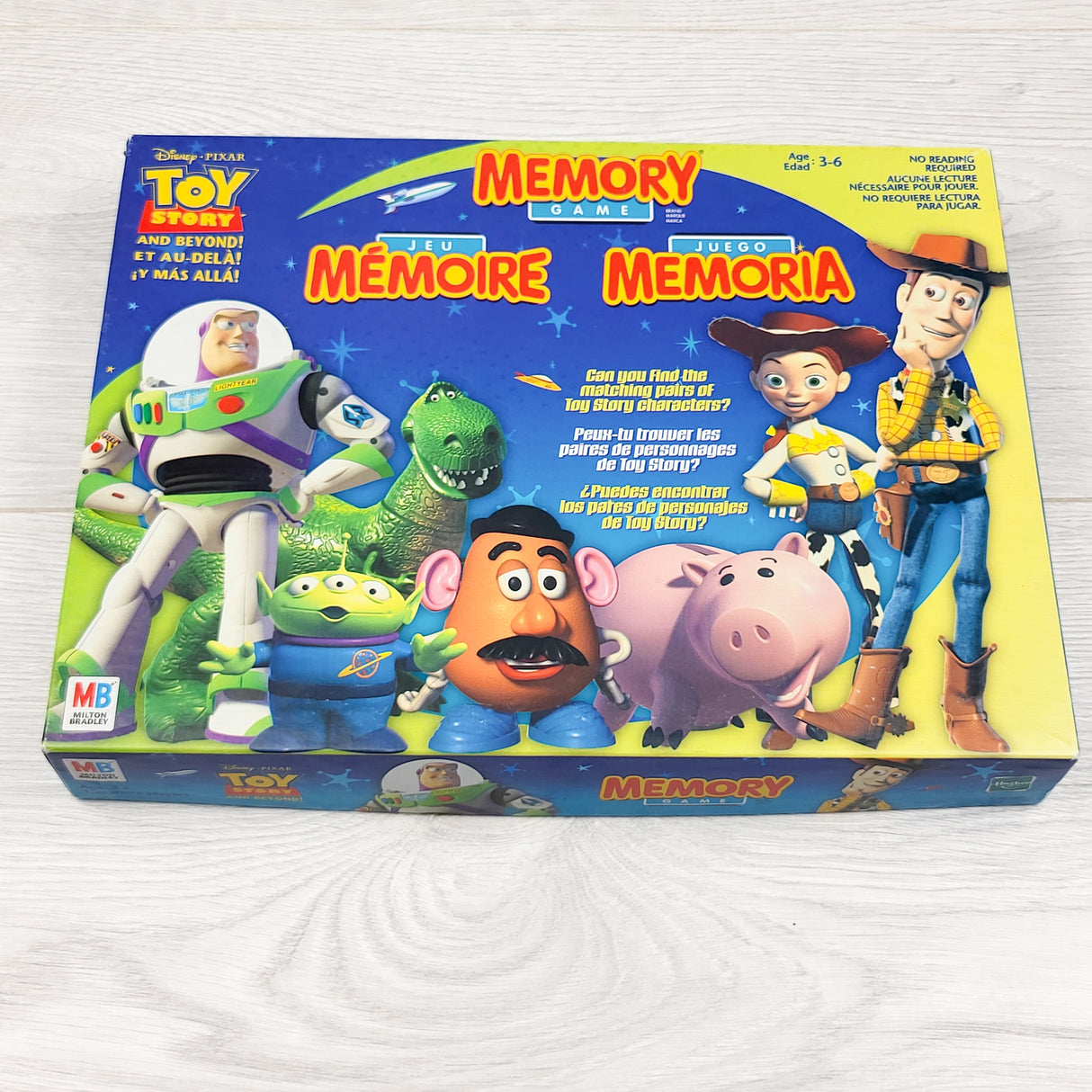 Vintage 2001 Disney Pixar Toy Story Memory Match game - AS IS