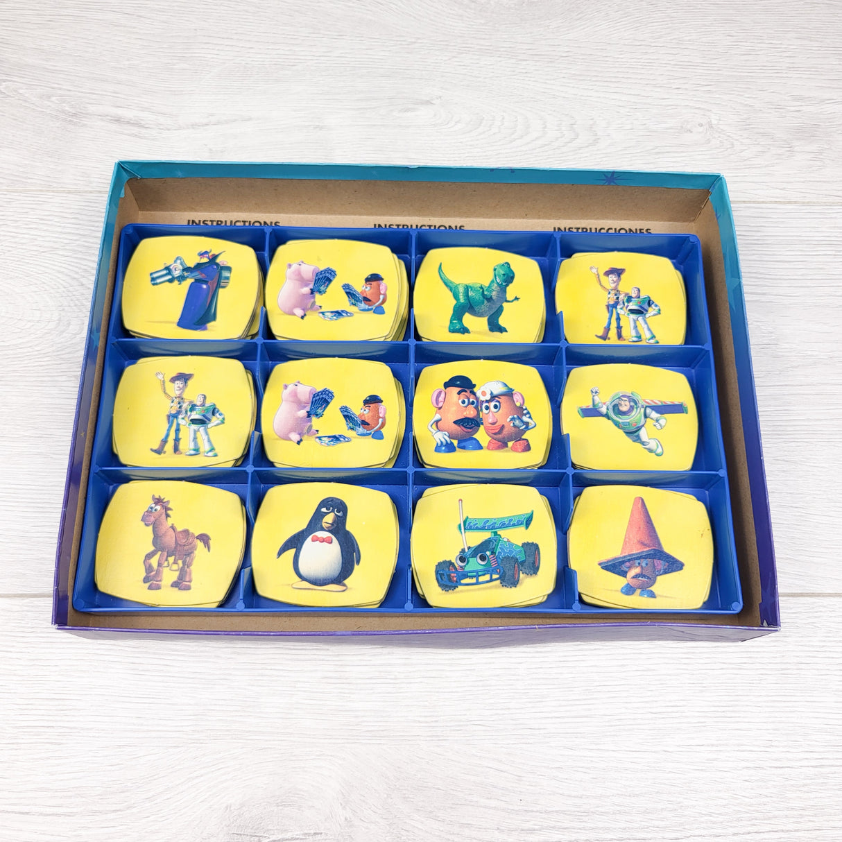 Vintage 2001 Disney Pixar Toy Story Memory Match game - AS IS